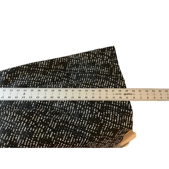 Nine West Black White Abstract Print Fit Flare Sleeveless Dress Large - Picture 5 of 13